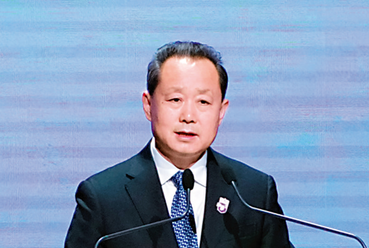 圖:中央駐港國家安全公署署長董經緯表示,總體國家安全觀引領香港治理實踐,走過不平凡歷程,收穫歷史性成就。\大公報記者林良堅攝