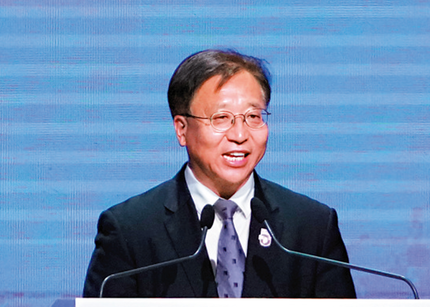 圖:外交部駐港公署特派員崔建春表示,美國變本加厲干預香港事務,但「以港遏華」的圖謀絕對不會得逞。\大公報記者林良堅攝