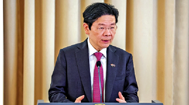 圖:新加坡總理黃循財。\路透社