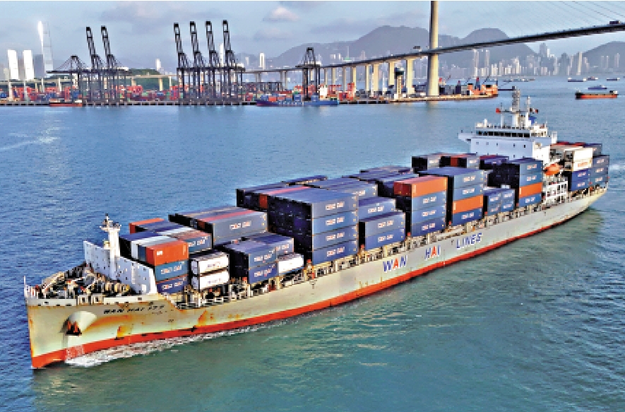 　　圖：美國對實施零關稅的香港濫施所謂145%的關稅，特區政府多次嚴正聲明表達強烈不滿，敦促美方停止破壞自由貿易。