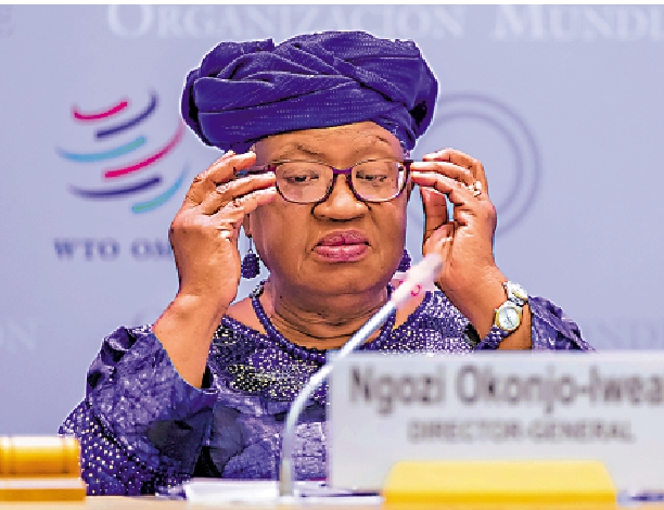 　　圖：世貿組織總幹事伊維拉表示，美國承諾將派遣駐世貿組織首席代表。/美聯社