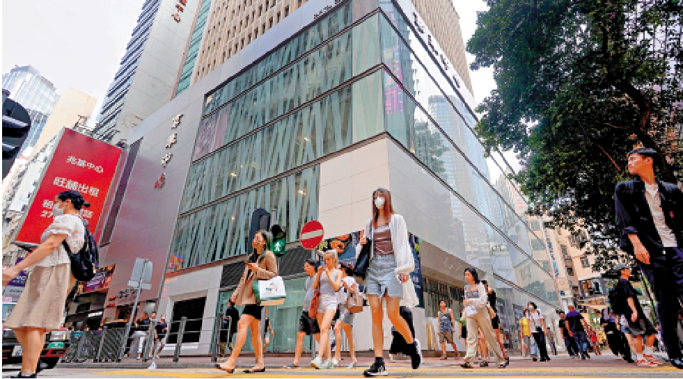 圖:上月商廈租賃涉及總樓面約178萬方呎,按月增逾五成。
