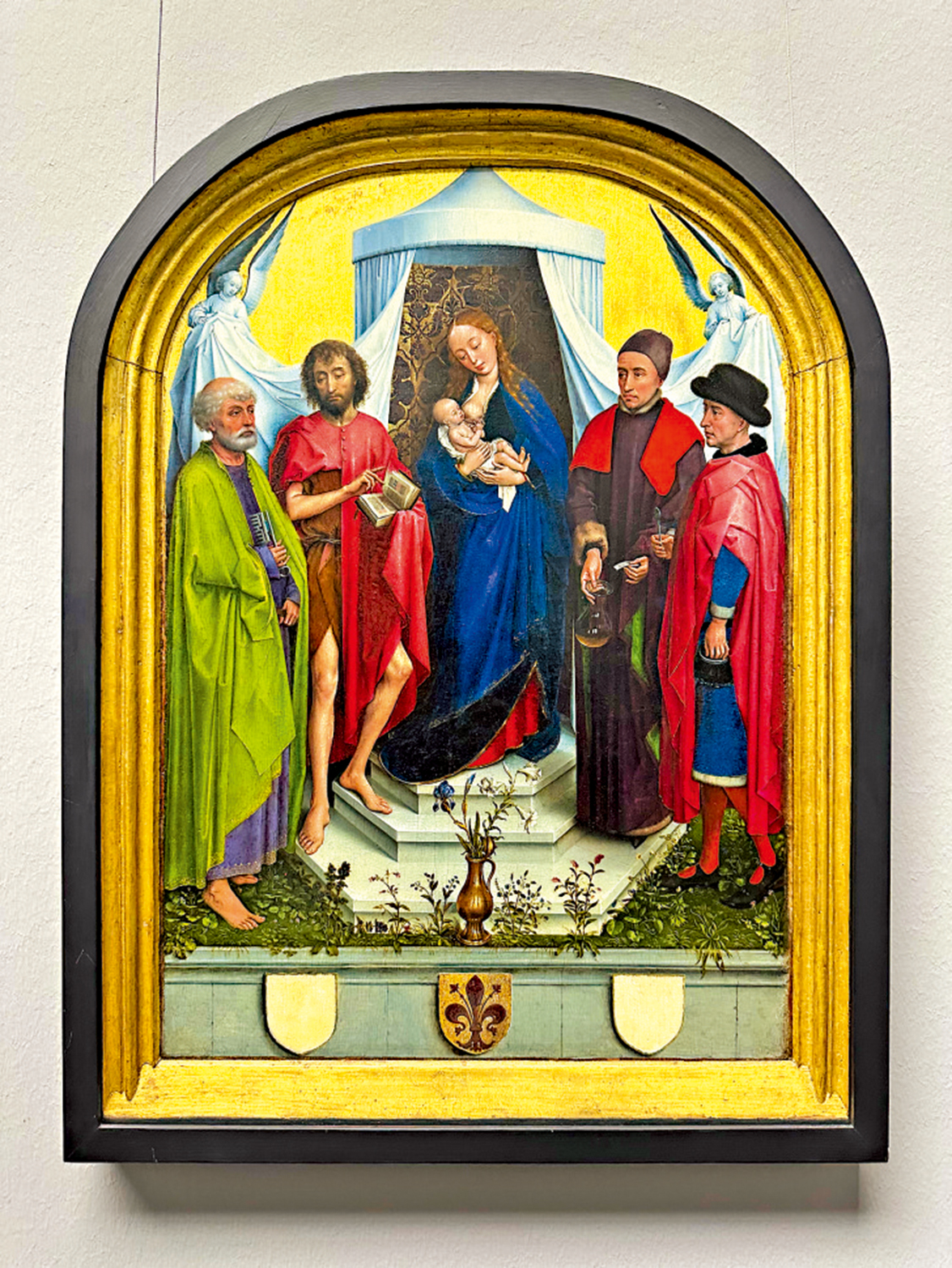 　　圖：羅希爾·凡·德·維登（Rogier van der Weyden）畫作《美第奇聖母》。\作者供圖