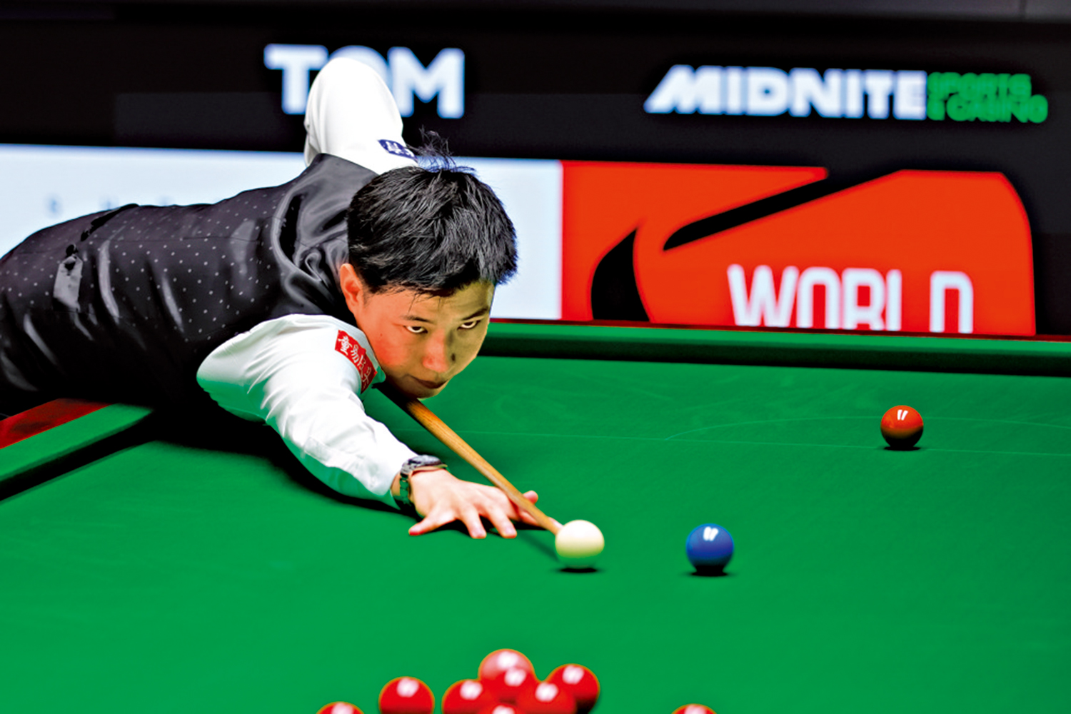 　　圖：趙心童在比賽中。