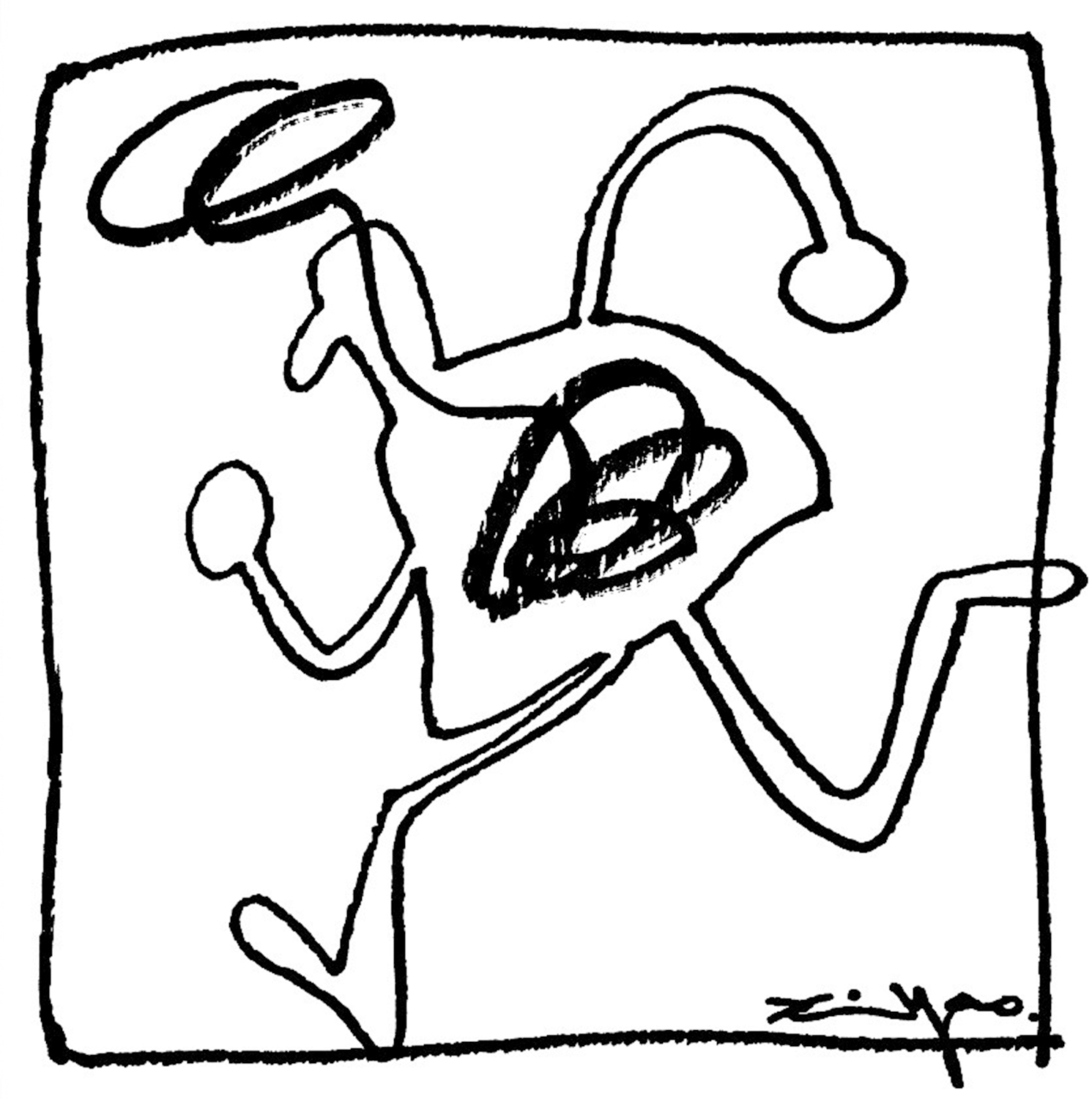 　　圖：小聰明使人忙亂，大智慧讓人安寧。