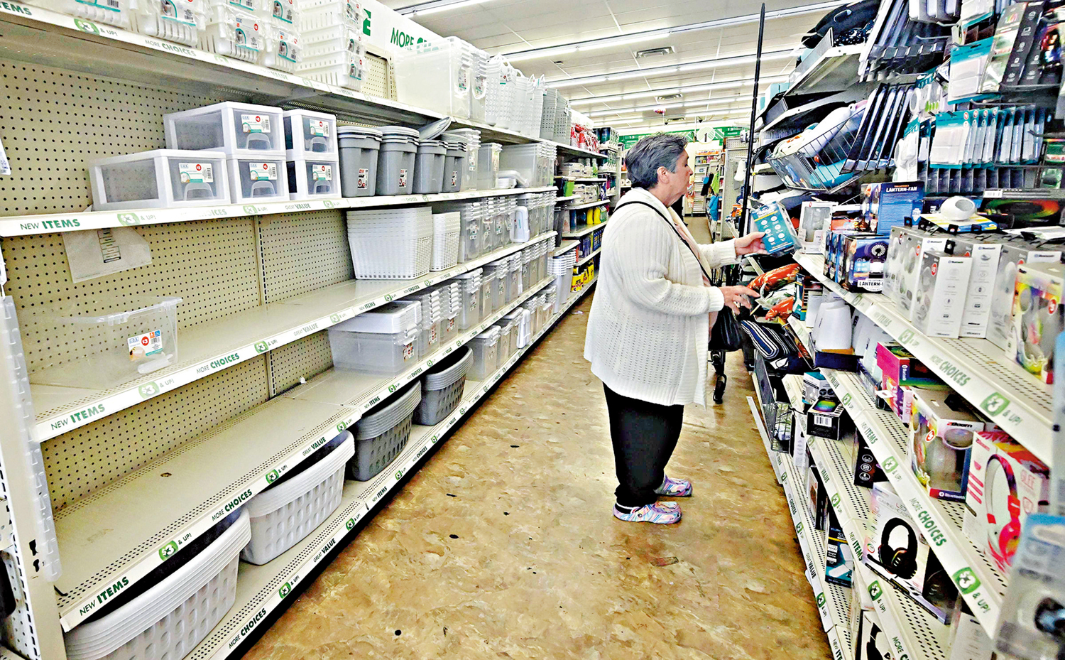 　　圖：關稅推高美國物價，也導致美國消費者的選擇減少。\法新社