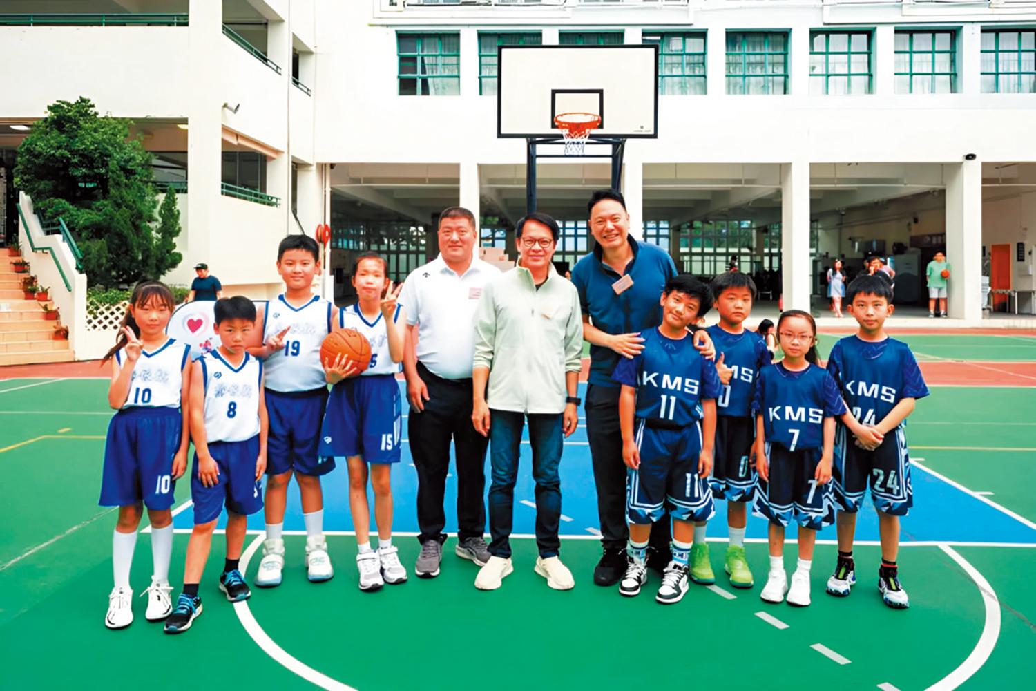 圖:民建聯屯門支部日前舉辦同心活力3×3屯門青少年籃球錦標賽。