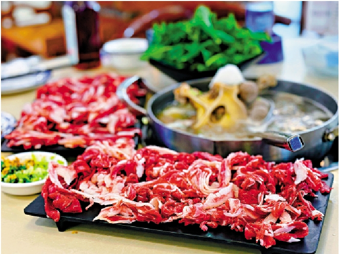 　　圖：潮汕牛肉火鍋忠於食材。