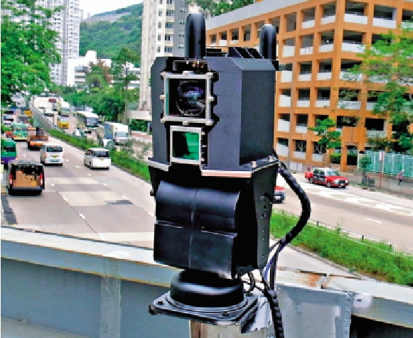 　　圖：「智眼」先通過4D光學雷達掃描工地，並轉化成彩色空間數據，經過電腦運算及5G快速傳輸，瞬間即可將工地實況全面立體化。