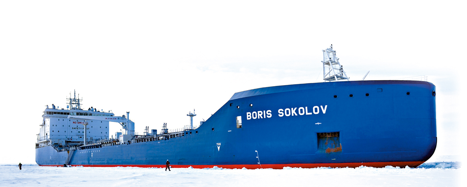 　　圖：中國製造全球首艘Arc7級極地凝析油輪「鮑里斯 索科洛夫」號，能全年在無破冰船引航的條件下航行和運輸凝析油。