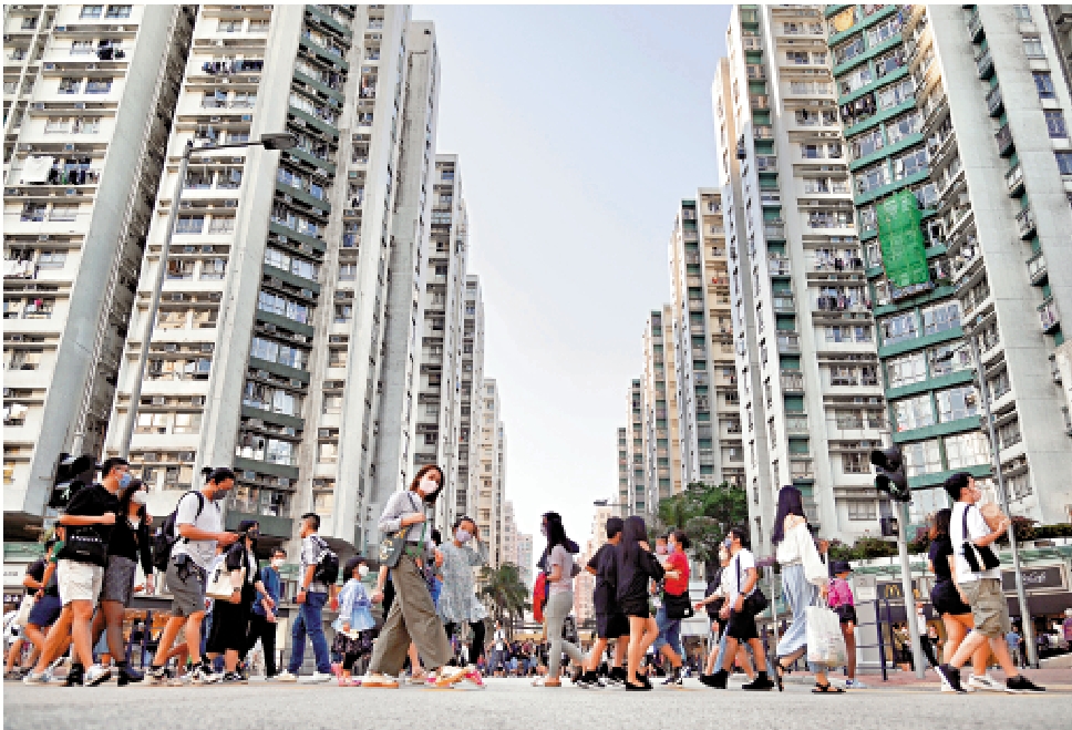 圖:香港樓市受到多方面的需求回升支撐,逐漸接近觸底回穩。