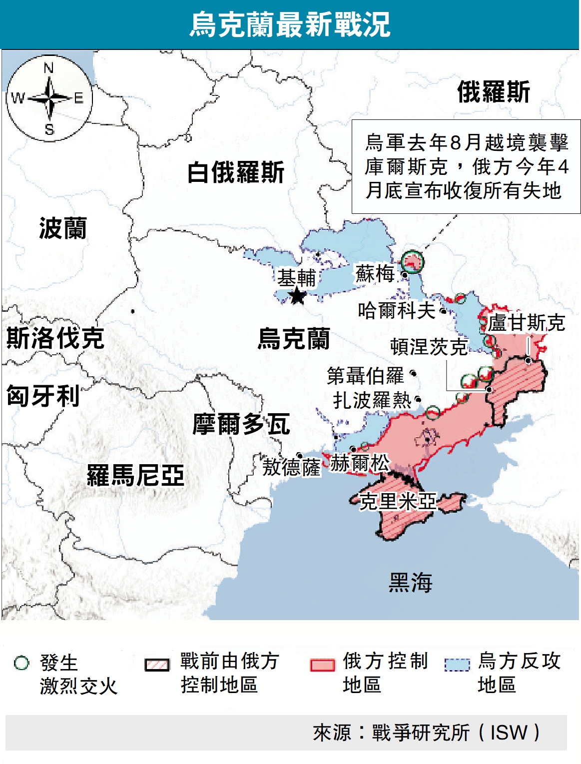 圖:烏克蘭最新戰況