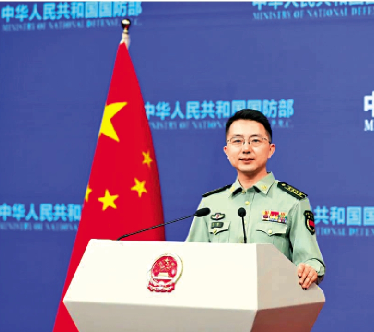 圖:國防部新聞發言人蔣斌。