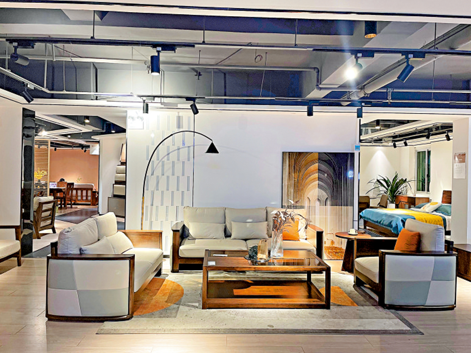 　　圖：江西南康構建智造生態鏈。圖為江西一傢具企業的家居設計效果。\大公報記者黃慧攝