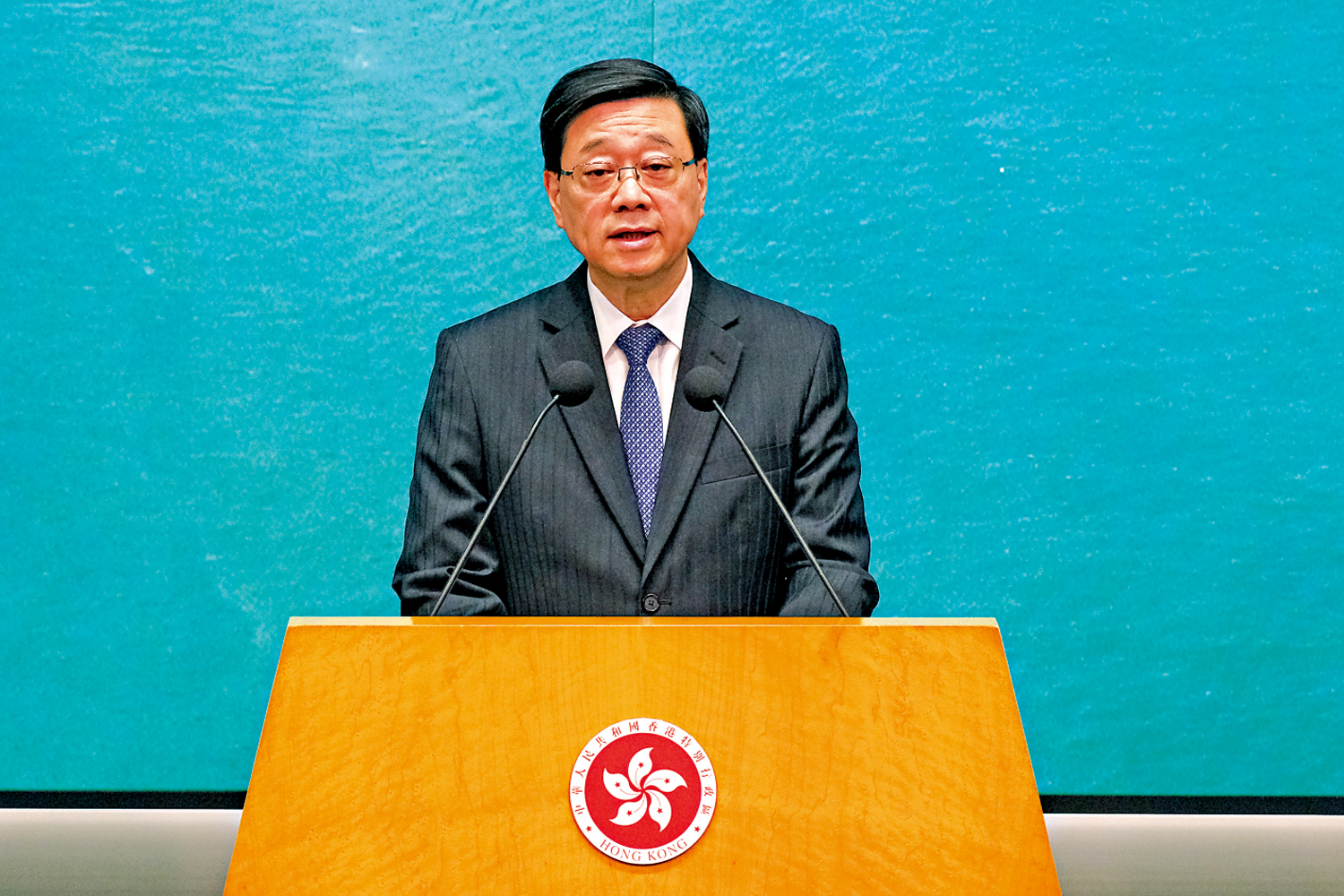 　　圖：行政長官李家超計劃下星期四到立法會舉行行政長官互動交流答問會，討論深化國際交往合作等議題。