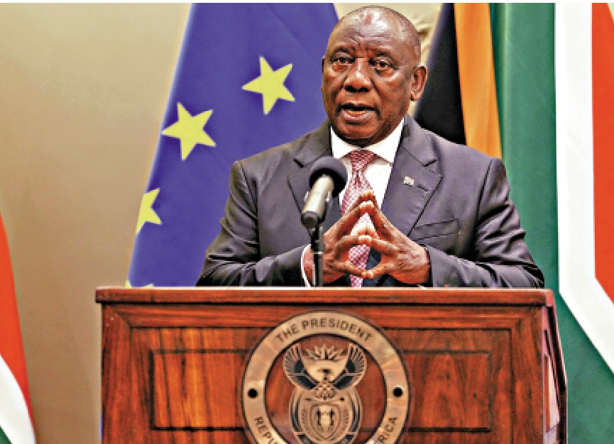 　　圖：南非總統拉馬福薩希望改善與特朗普政府的關係。\美聯社