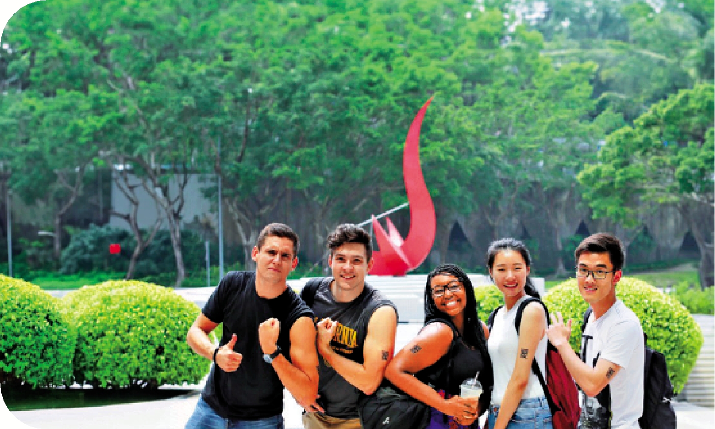 圖:香港科技大學率先向受影響哈佛學生招手,並設立專責隊伍處理轉學事宜。