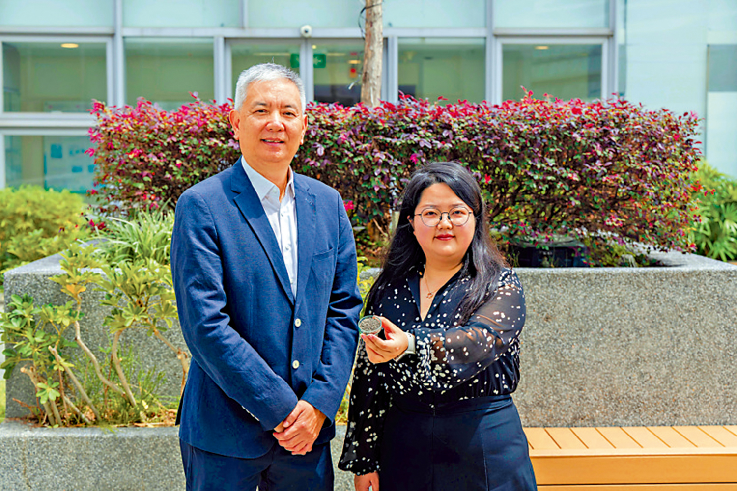 圖:理大研究揭示化肥及氣候暖化導致土壤亞硝酸排放上升,最終加劇全球臭氧污染。