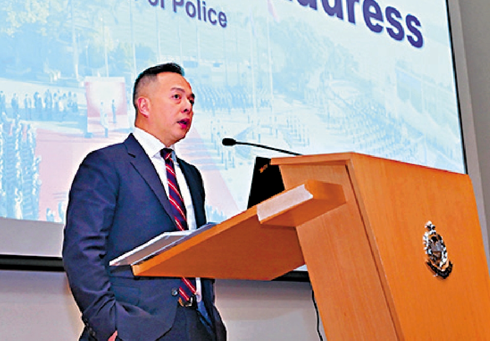 圖:警務處處長周一鳴強調,警隊必須突破現有框架。