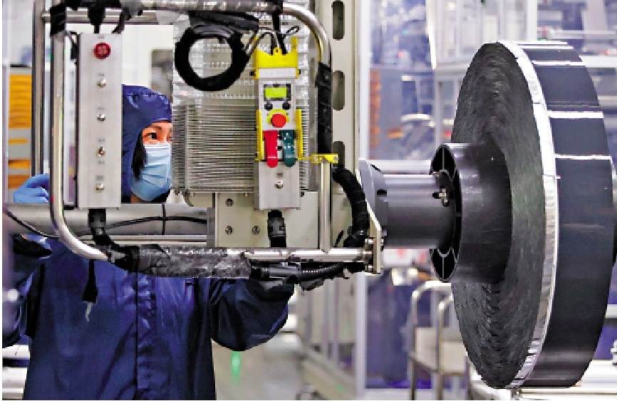 　　圖：5月中國製造業PMI升至49.5。/中新社