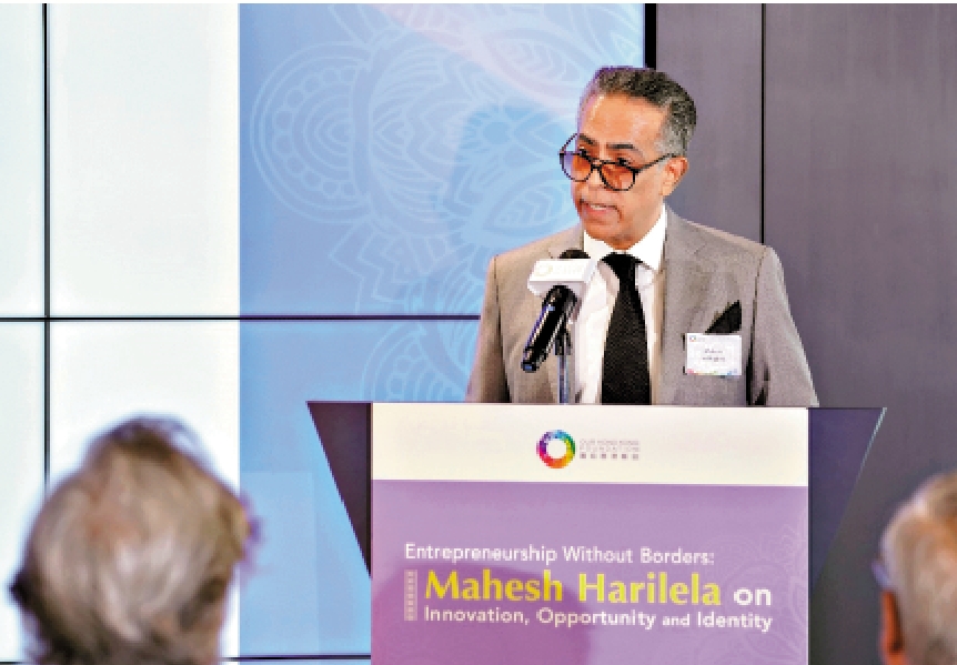 　　圖：Mahesh Harilela強調，香港經濟有着強大的韌性。\大公報攝