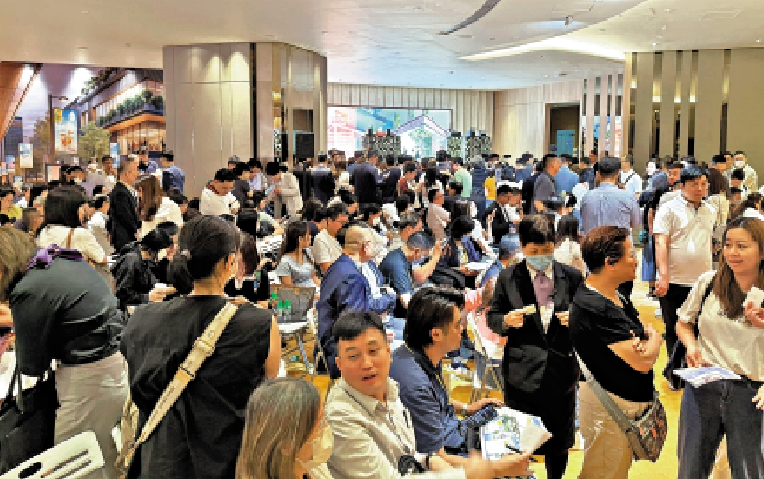 圖:5月一手市場成交量逾2200宗,較4月的1100宗大增逾倍。