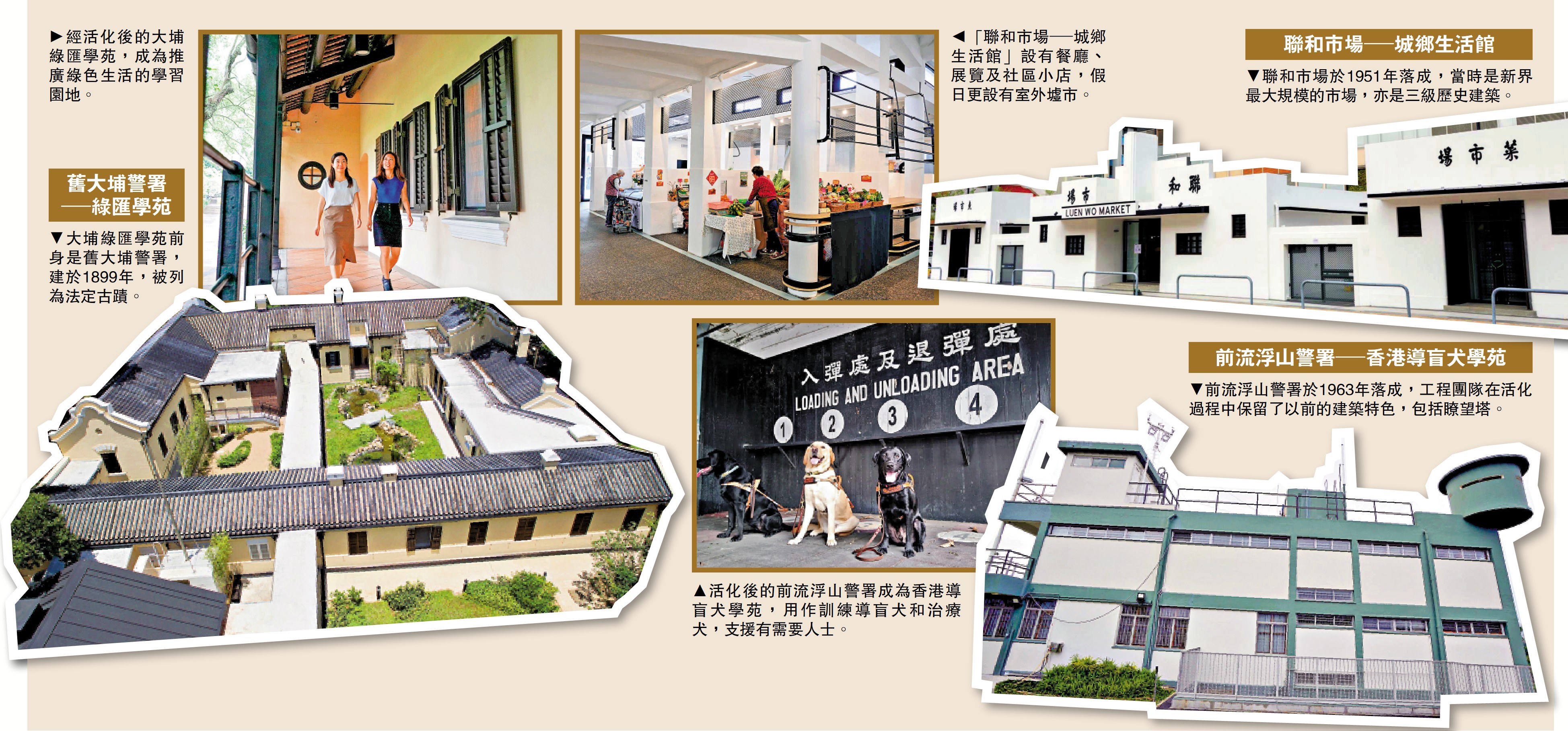 　　圖：14幢歷史建築活化 變身遊客打卡熱點