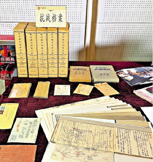 圖:廣東省檔案館最新接收的日軍侵華罪證史料。\大公報記者黃寶儀攝