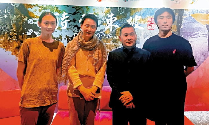 圖:主創分享感受。/大公報記者郭悅盈攝