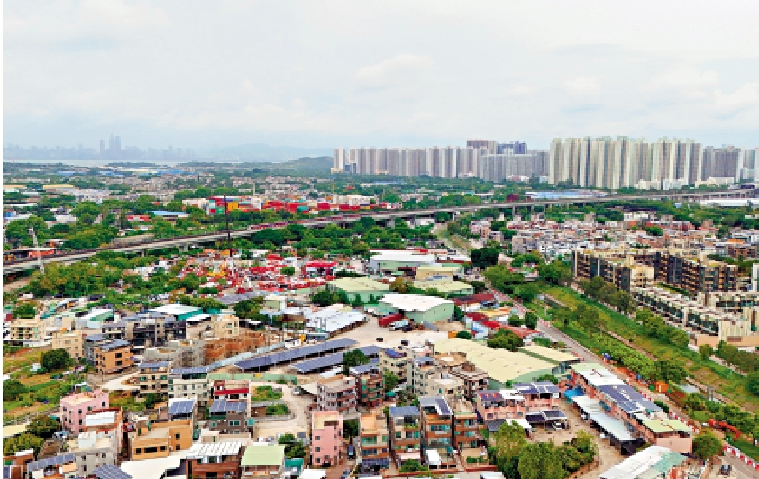 　　圖：當局調整洪水橋／厦村新發展區的商業與住宅比例，增強發展商申請動力。\大公報記者凱楊攝