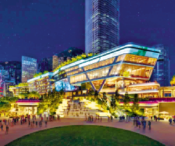 　　圖：恒地的中環新海濱3號用地第一期辦公室大樓獲得美資承租，刺激股價上揚。