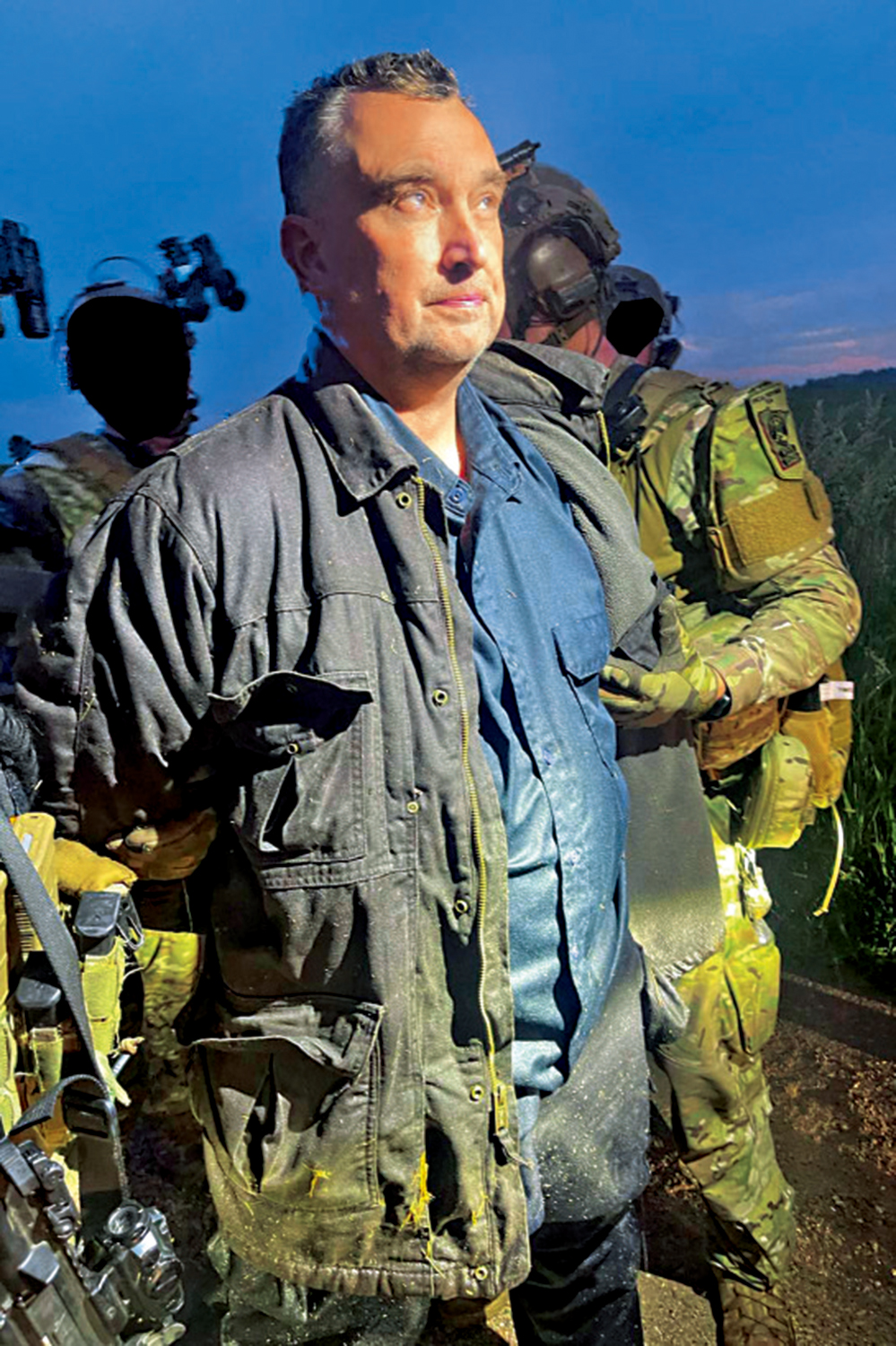 　　圖：疑犯貝爾特在藏匿43小時後被逮捕。\法新社