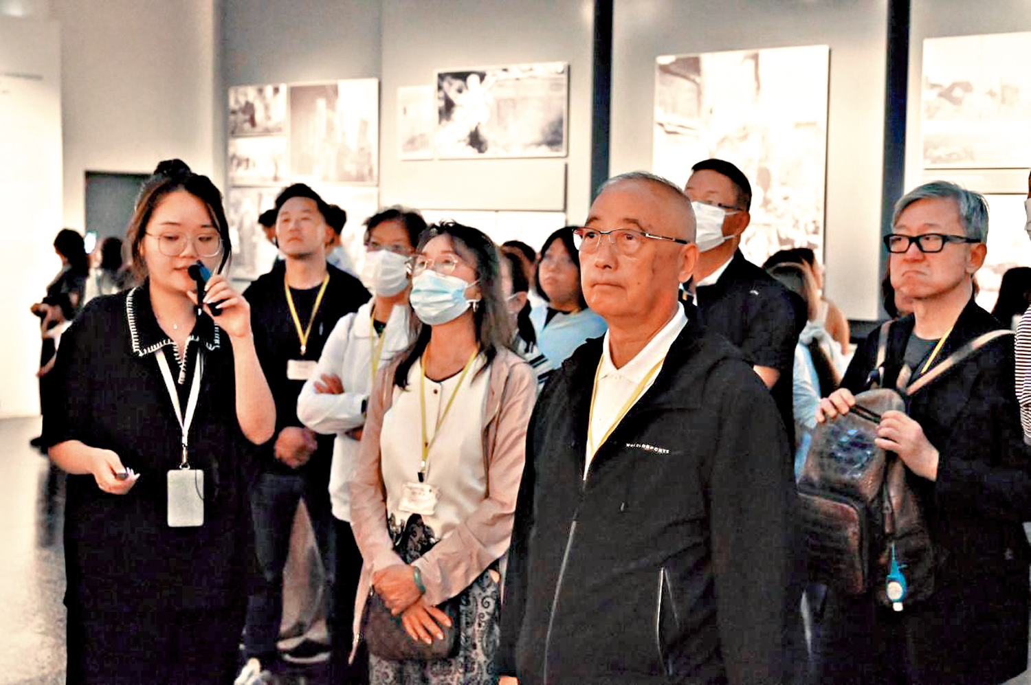 　　圖：荃灣北僑福利會參觀侵華日軍南京大屠殺遇難同胞紀念館。