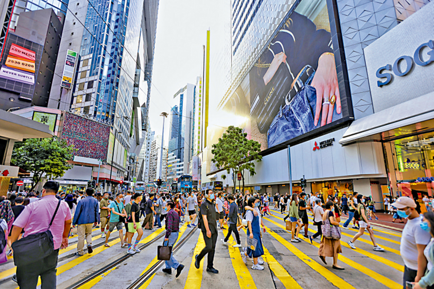 圖:工商舖的價格波動劇烈,不應視為整體物業市場的風向標。