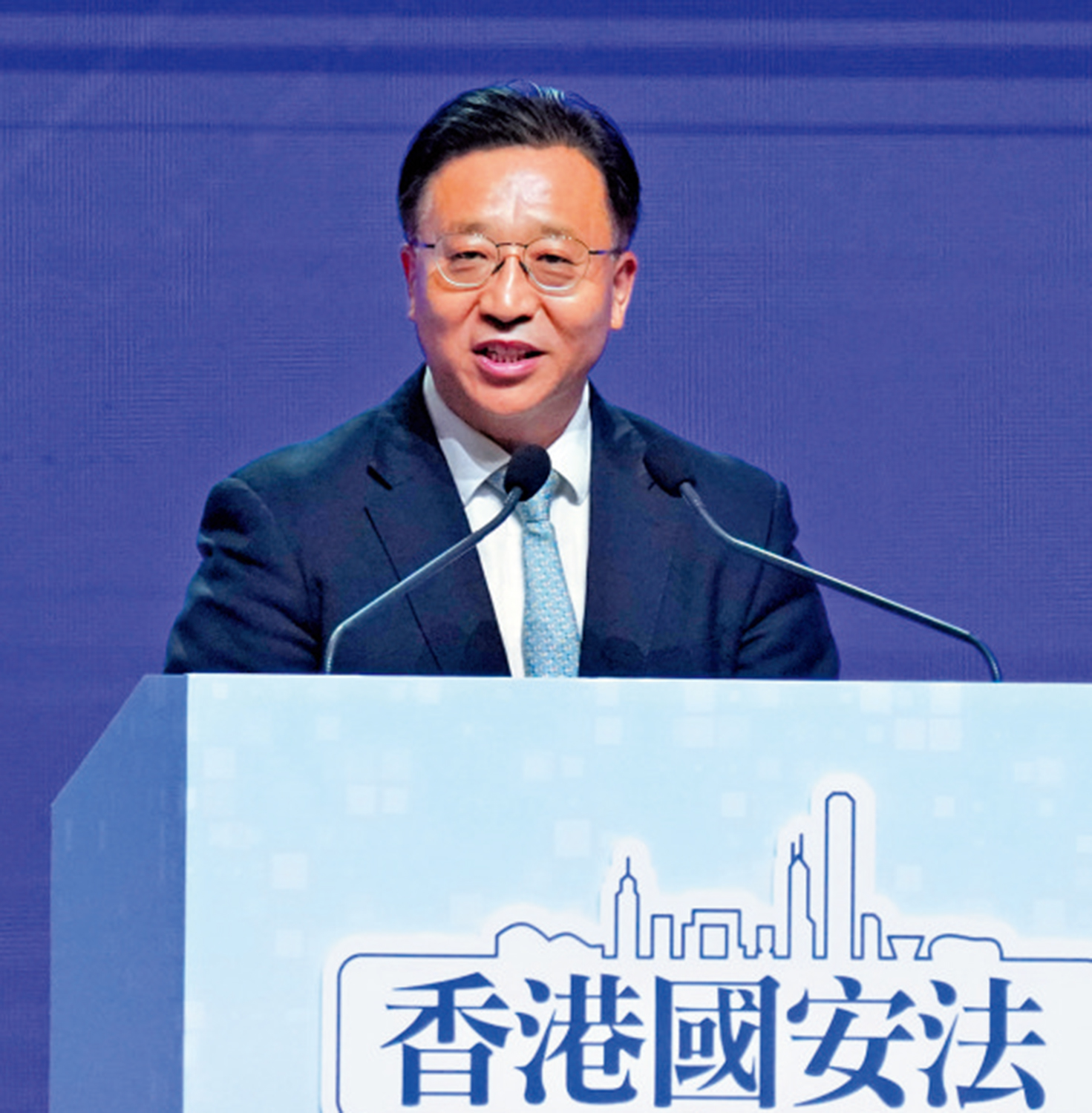 　　圖：崔建春表示，五年來的實踐，證明香港國安法已經融入香港法律體系。
