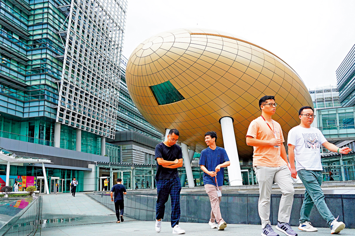 　　圖：香港一直重視初創發展，陳茂波今日會帶領初創企業代表團出席世界經濟論壇2025年新領軍者年會。