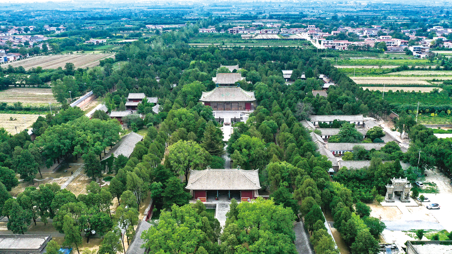 　　圖：山西芮城永樂宮全景