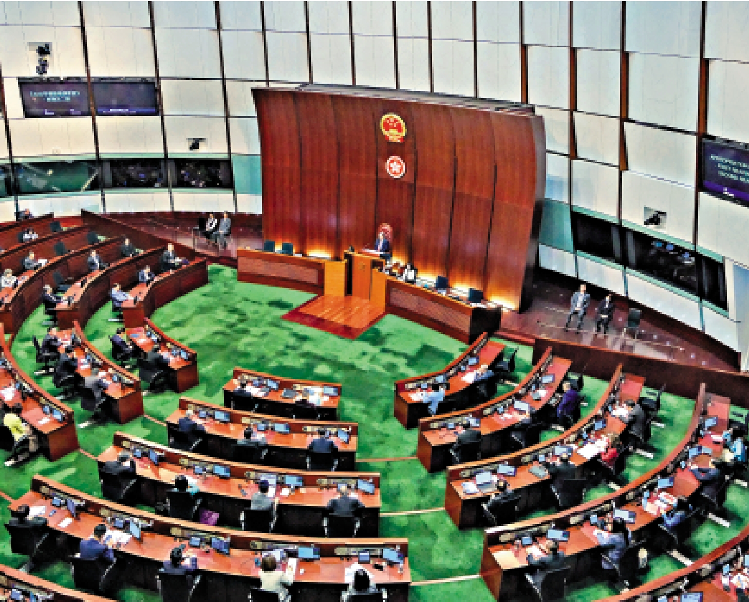 圖:立法會制定一套清晰全面的議員守則。