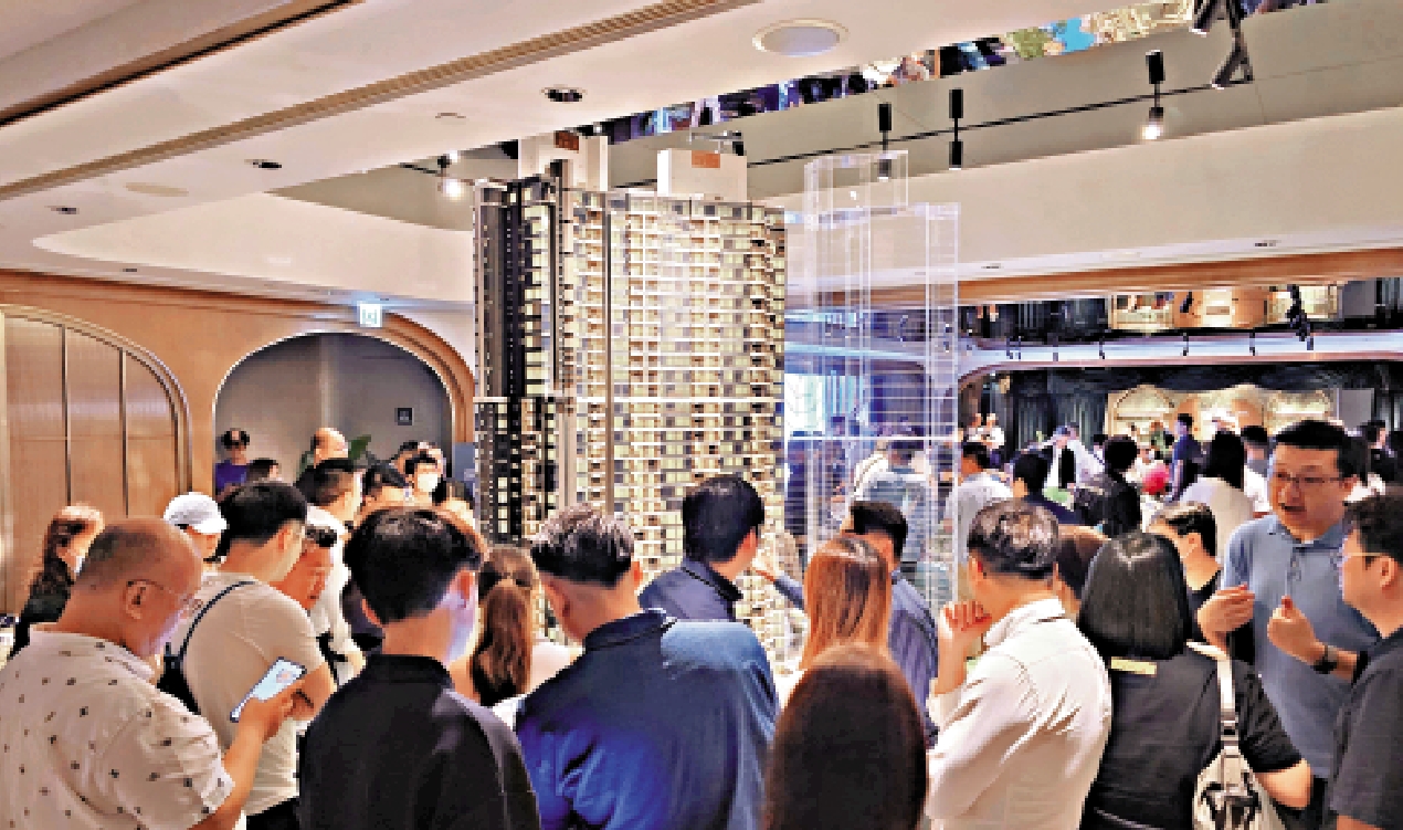 　　圖：本港六月整體物業註冊量合共錄7271宗，較五月上升約12.9%，並創七個月新高。