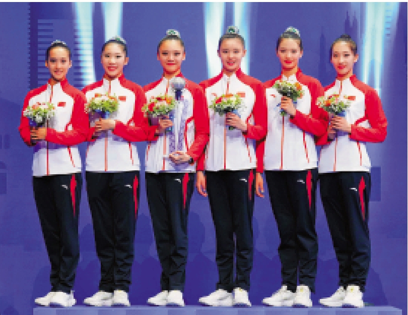 　　圖：國家藝術體操隊獲得3球2圈金牌。\中國藝術體操隊微博圖片