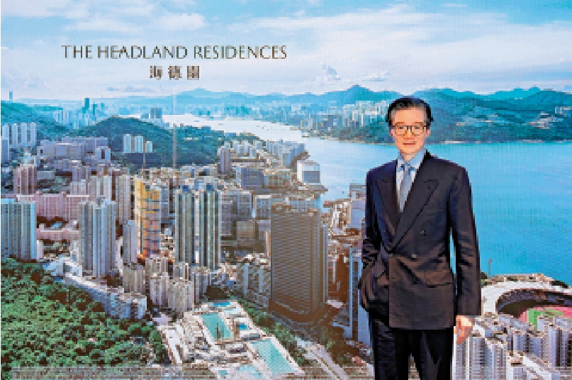 　　圖：杜偉業表示，近月樓市成交量上升，加上拆息回落，看好下半年樓市。