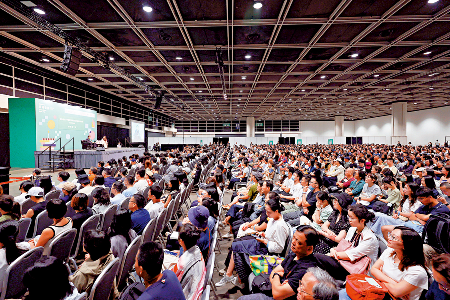 　　圖：名作家講座是香港書展的一大特色。