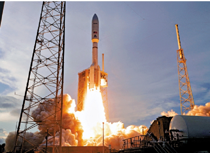 　　圖：亞馬遜「柯伊伯計劃」今年4月發射一批衛星。/路透社