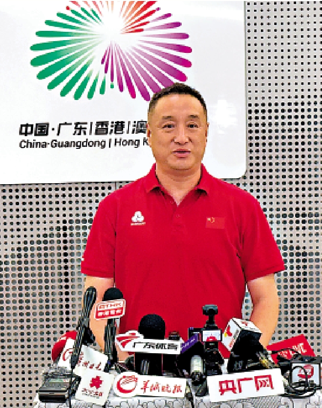 　　圖：孟可是第15屆全運會開幕式執行總導演。/大公報記者盧靜怡攝