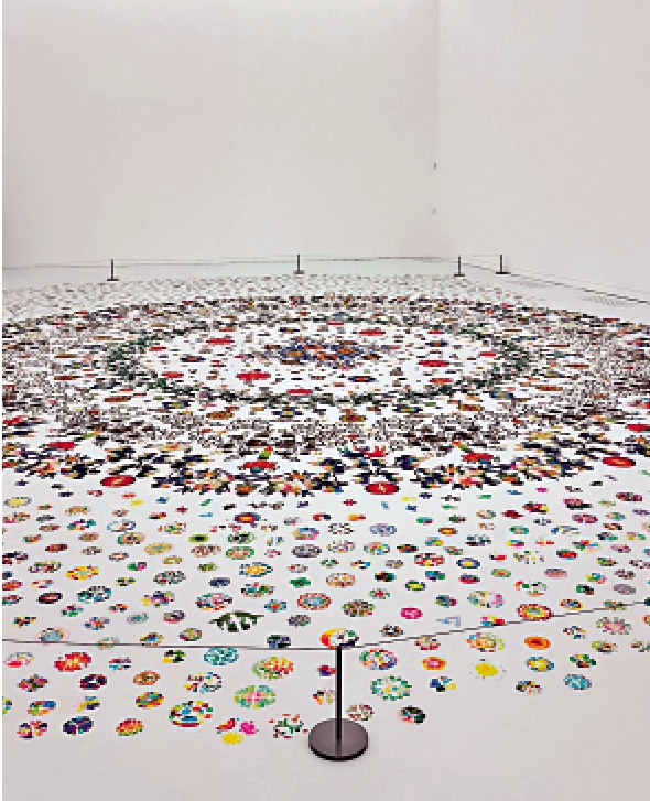 　　圖：「開箱2025：光之合奏」由藝術家大卷伸嗣與觀眾共同創作。