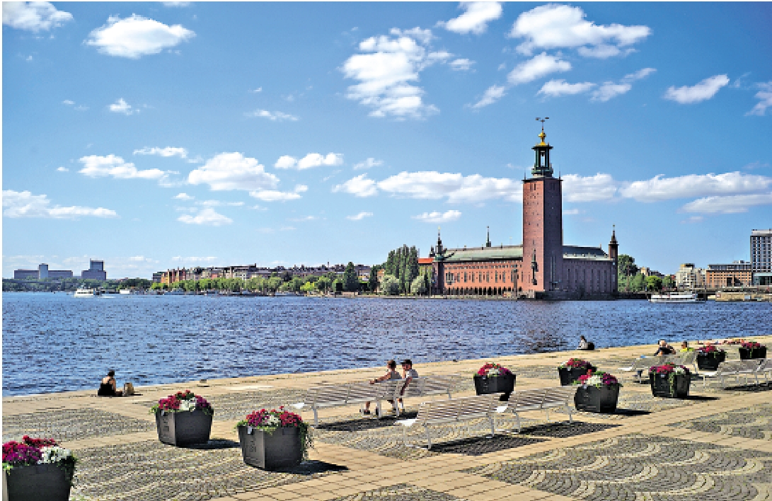　　圖：瑞典斯德哥爾摩城市景色。\新華社