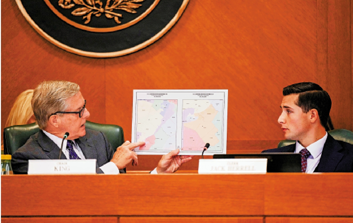 　　圖：得州共和黨人正在推進重新劃分選區相關工作。\法新社