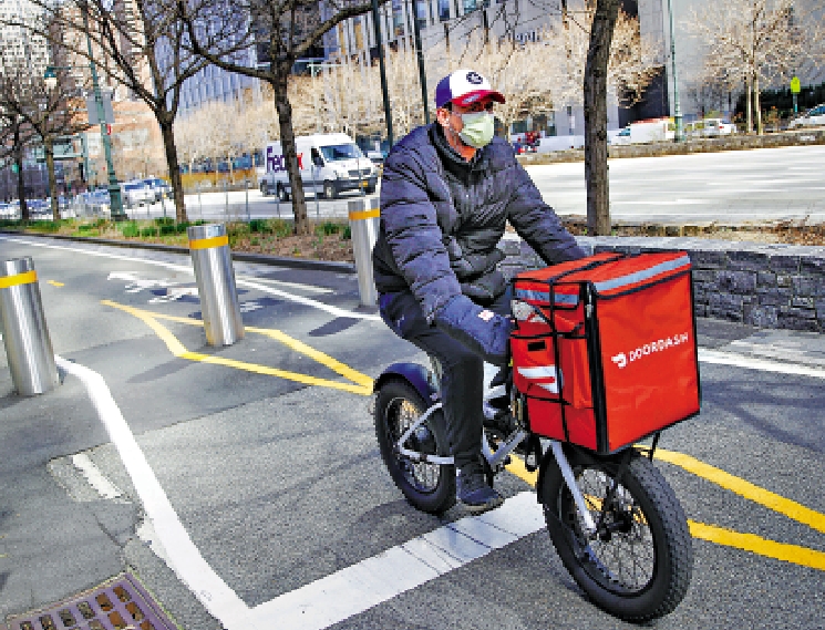 　　圖：美國勞工選擇彈性的工作，但收入並不穩定。