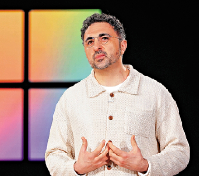 　　圖：微軟公司AI負責人蘇萊曼。\美聯社