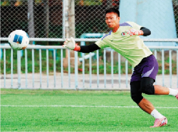 　　圖：港足隊長葉鴻輝。